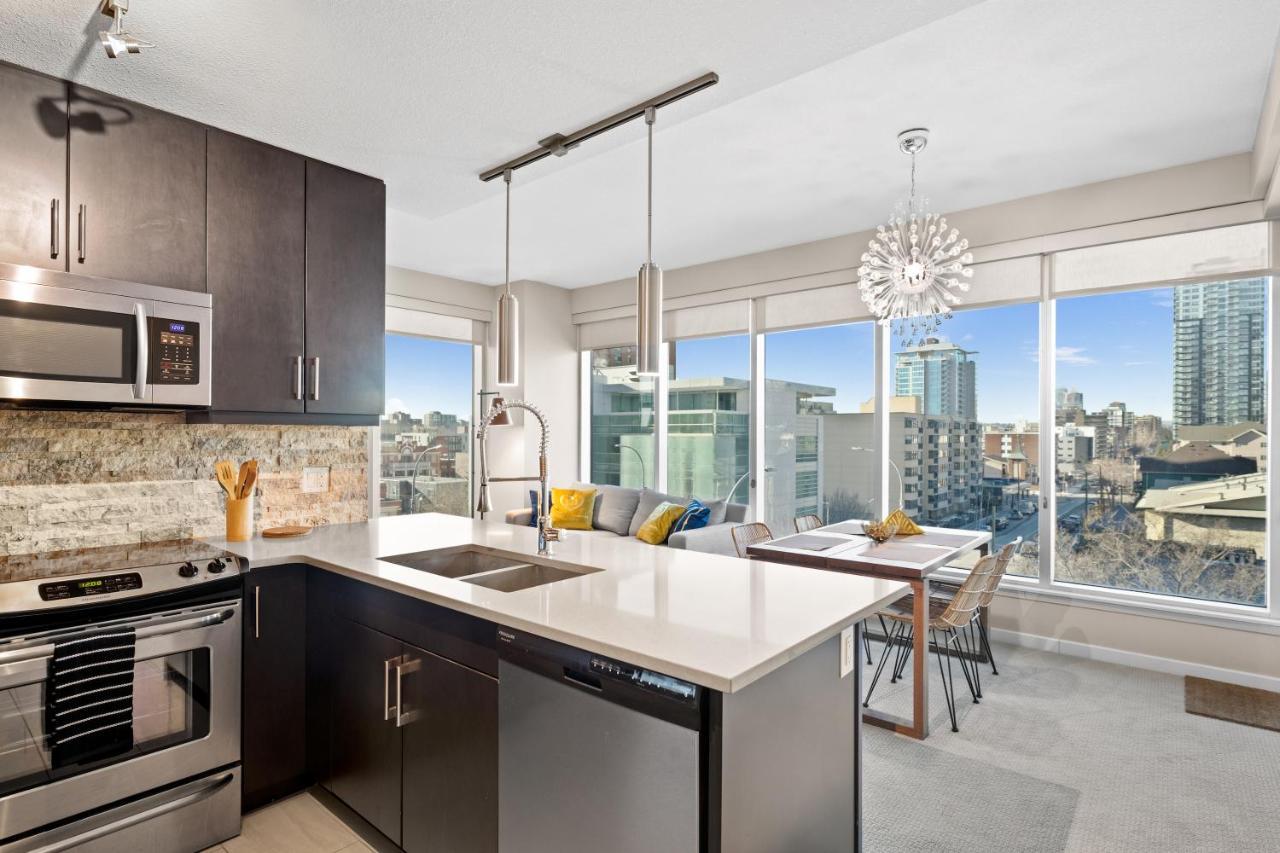 Stylish Downtown Condos By Globalstay Calgary Ngoại thất bức ảnh